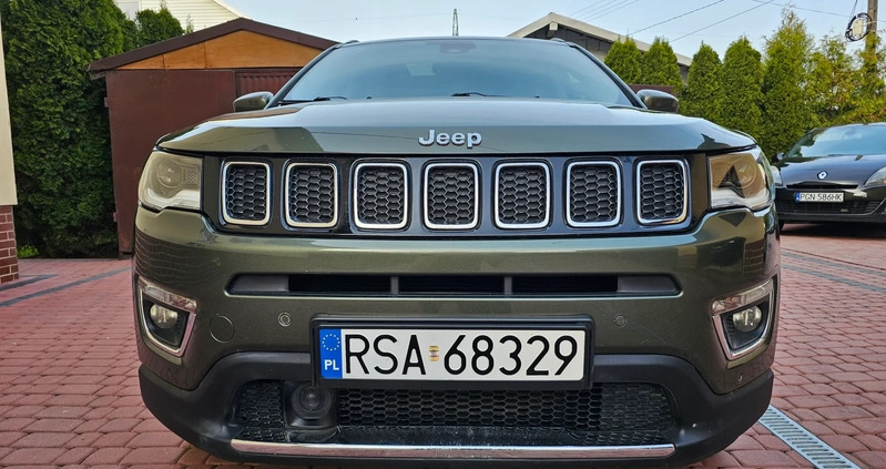 Jeep Compass cena 72500 przebieg: 268000, rok produkcji 2018 z Goleniów małe 781